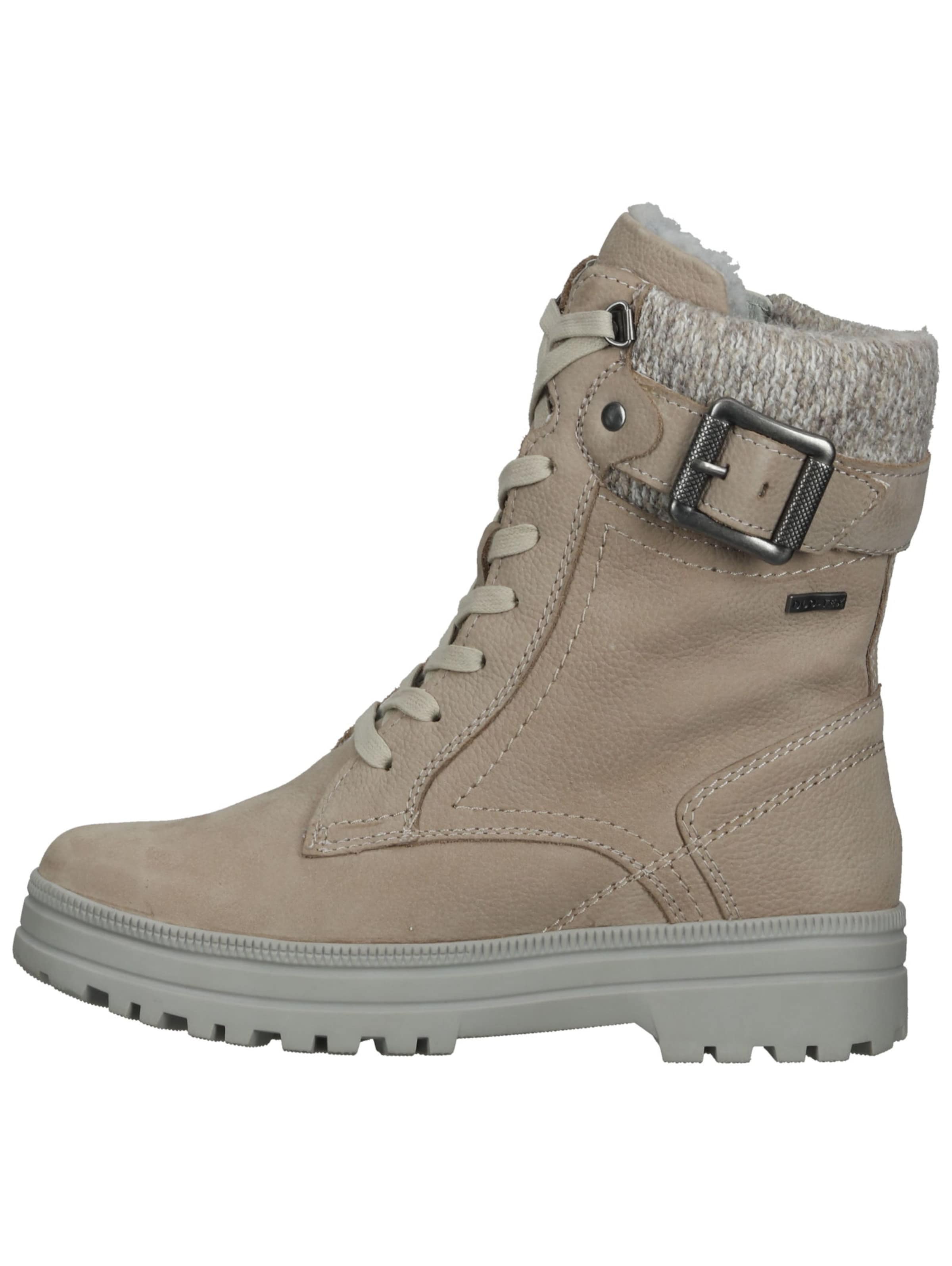 Bottines à lacets Tamaris en beige