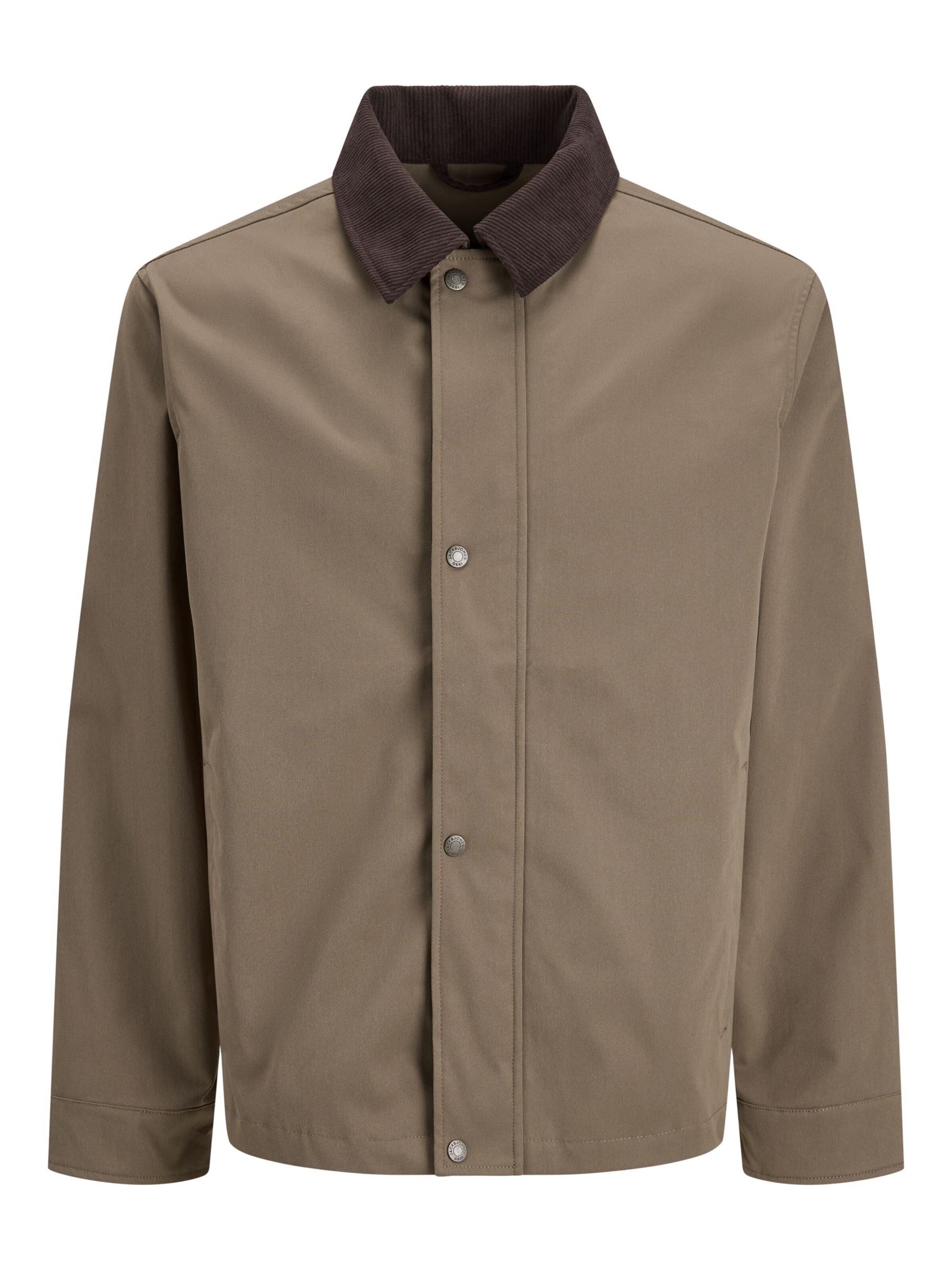 JACK & JONES Weatherproof jacket in Brown: front