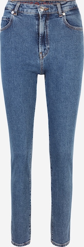 HUGO Skinny Jeansy w kolorze niebieski: przód