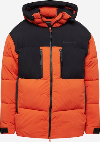 Didriksons Zimní bunda 'Hilmer 2' – oranžová: přední strana