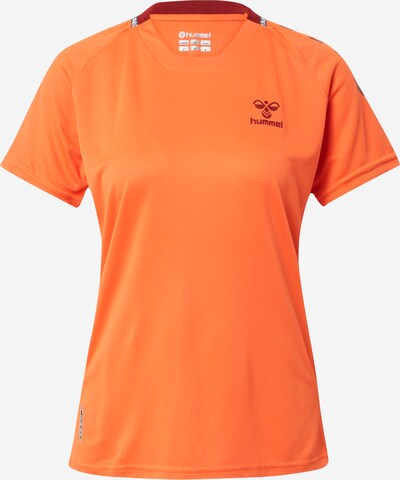 Hummel Functioneel shirt 'Ongrid' in de kleur Oranje / Bordeaux, Productweergave