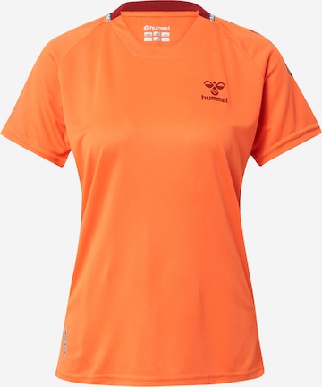 Hummel Performance Shirt 'Ongrid' in Orange: front