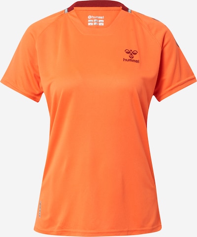 Hummel T-shirt fonctionnel 'Ongrid' en orange / bordeaux, Vue avec produit