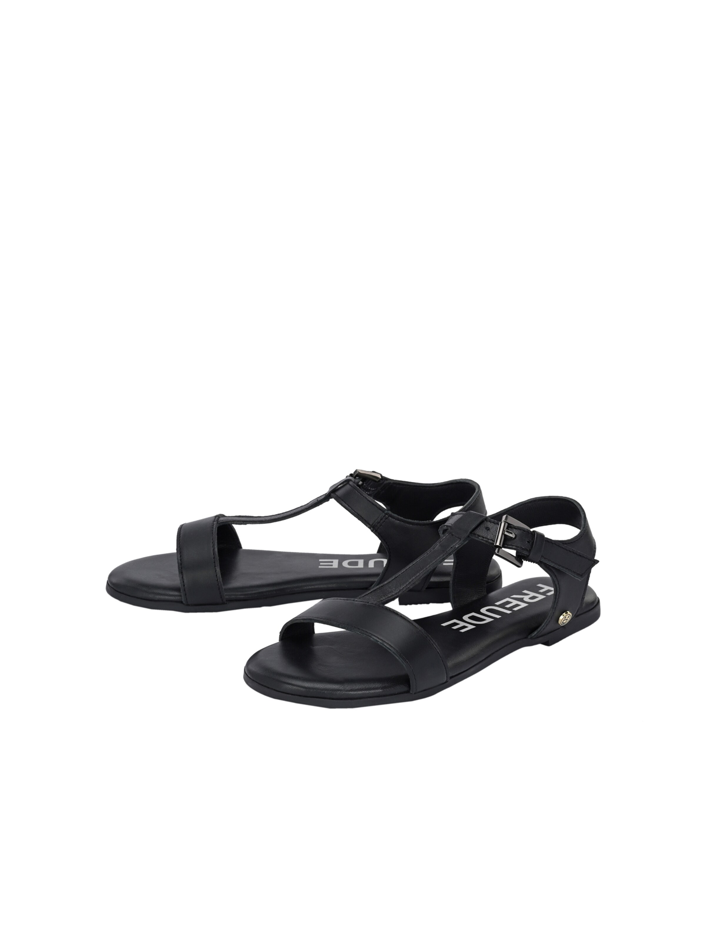 FREUDE Sandalen met riem 'Alea' in Zwart