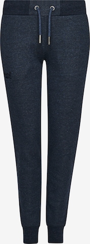 Pantalon Superdry en bleu : devant