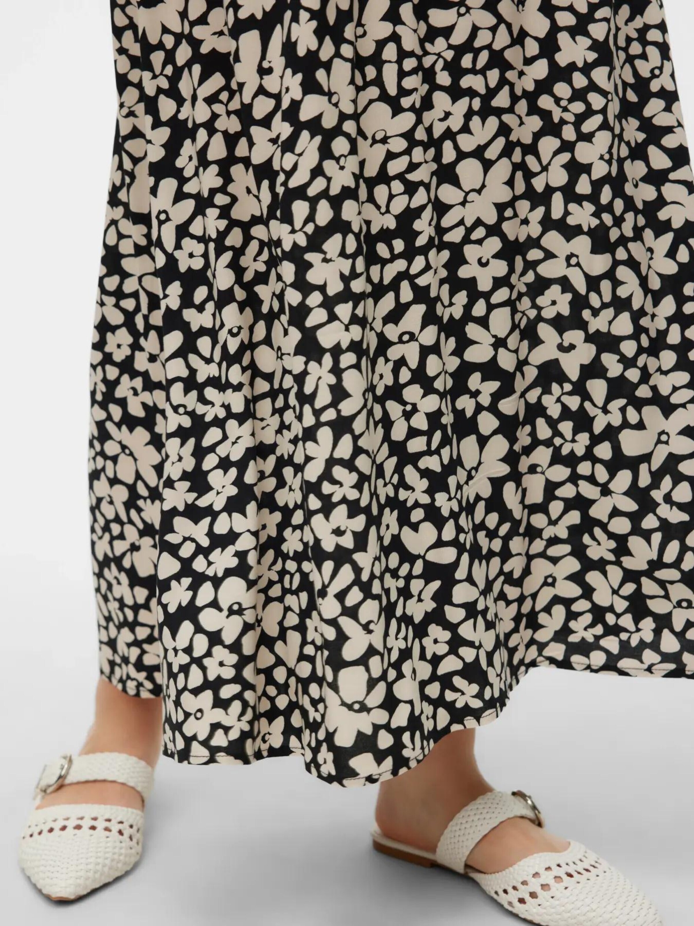 VERO MODA Rok 'VMALBA ANKLE SKIRT WVN NOOS' in Zwart