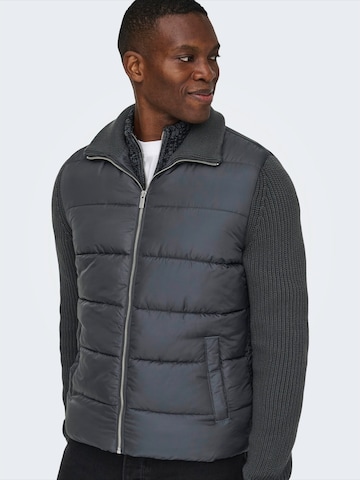 Only & SonsPrijelazna jakna 'ONSMANE' - siva boja