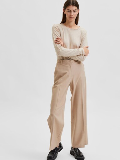 Trousers with creases 'Eliana'