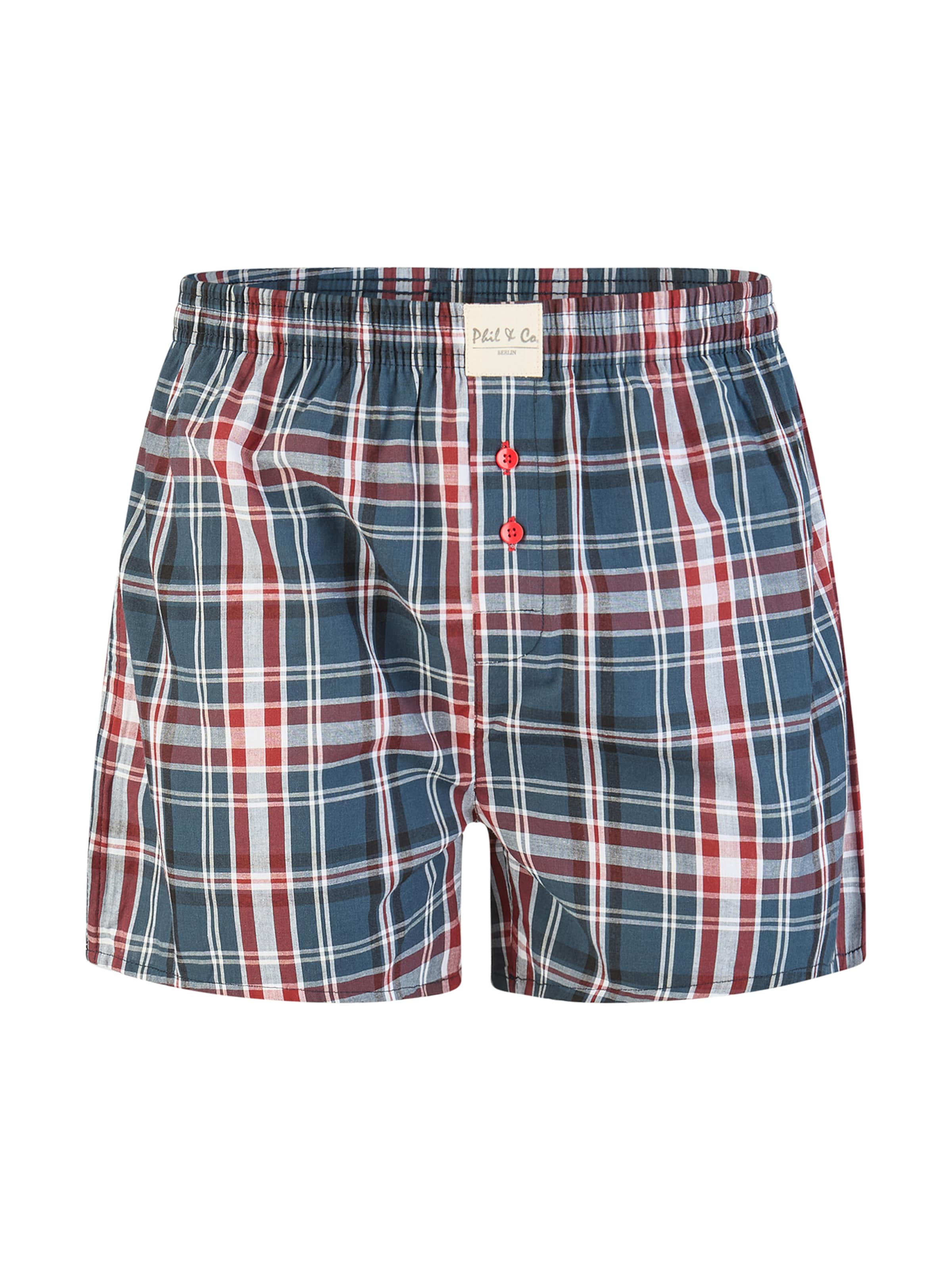 Phil & Co. Berlin - Calzoncillo boxer ' Santa ' en azul