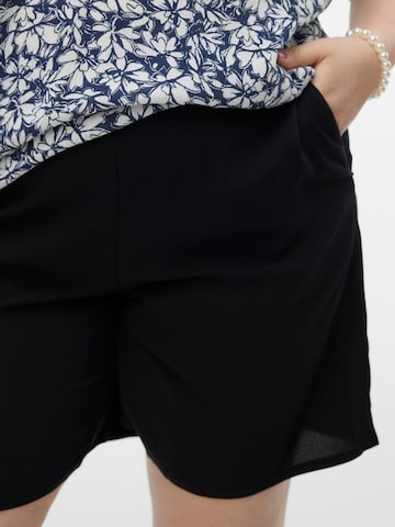 Vero Moda Curve Baggy Broek 'VMCEasy' in Zwart