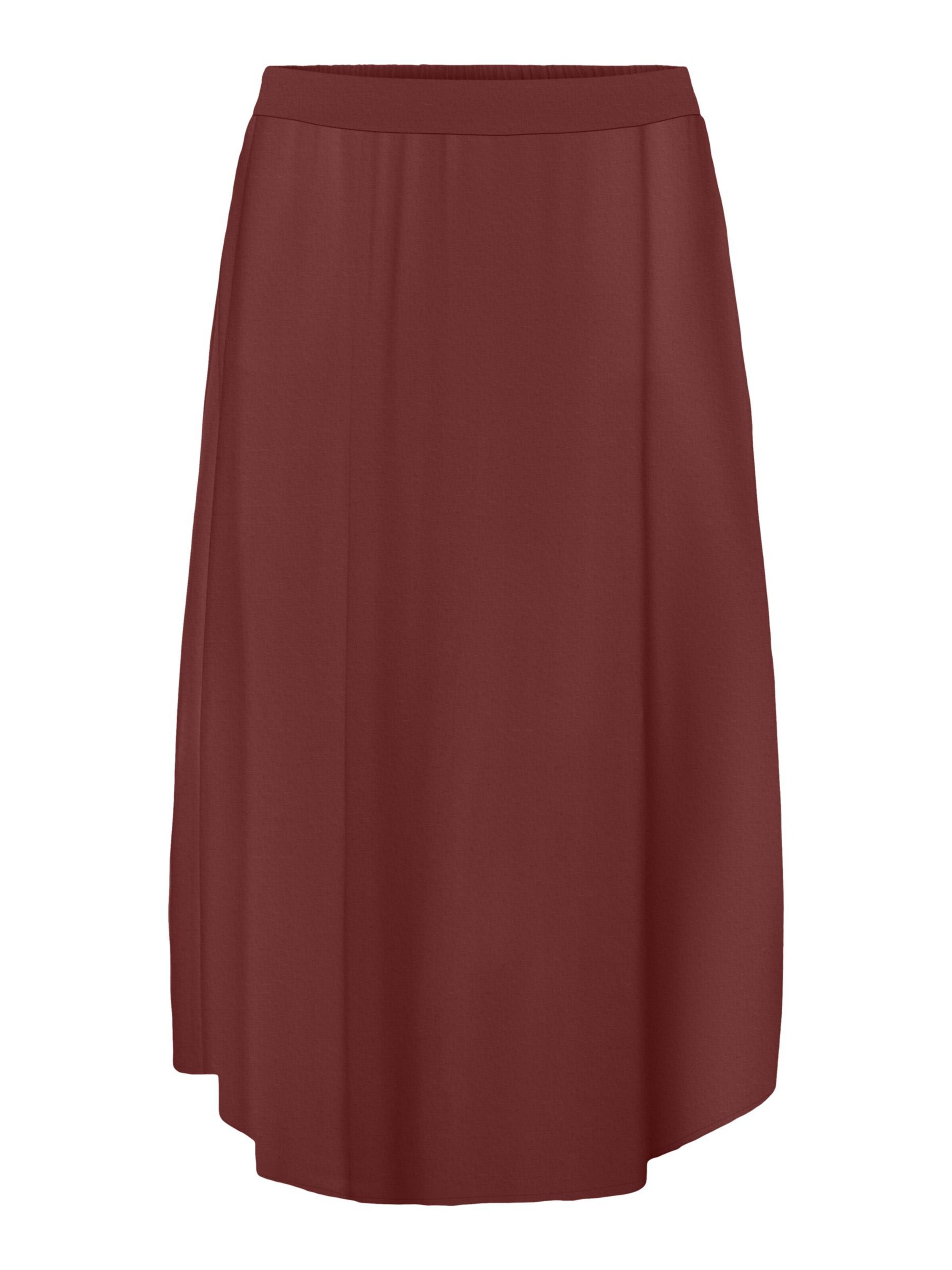 Vero Moda Curve Rok 'VMCMymilo' in Rood: voorkant