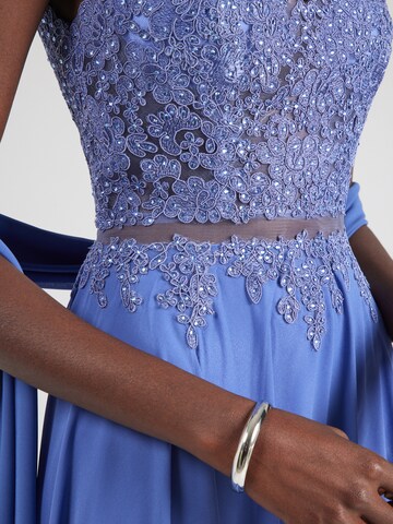 mascara Evening dress 'TULLE' in Blue
