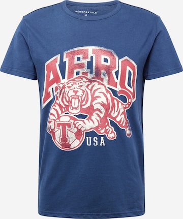 T-Shirt 'TIGERS' AÉROPOSTALE en bleu : devant