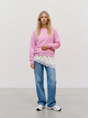 VERO MODA Sweatshirt 'VMBEA' in Pink: front