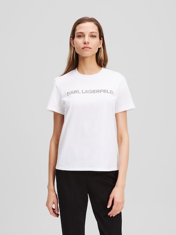 Karl Lagerfeld Футболка в Белый: спереди