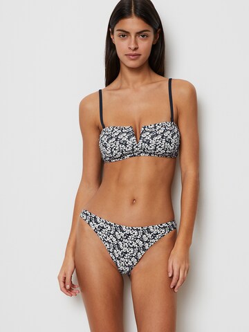 Marc O'Polo Triangel Triangel-Bikini-Top ' Allover ' in Blau