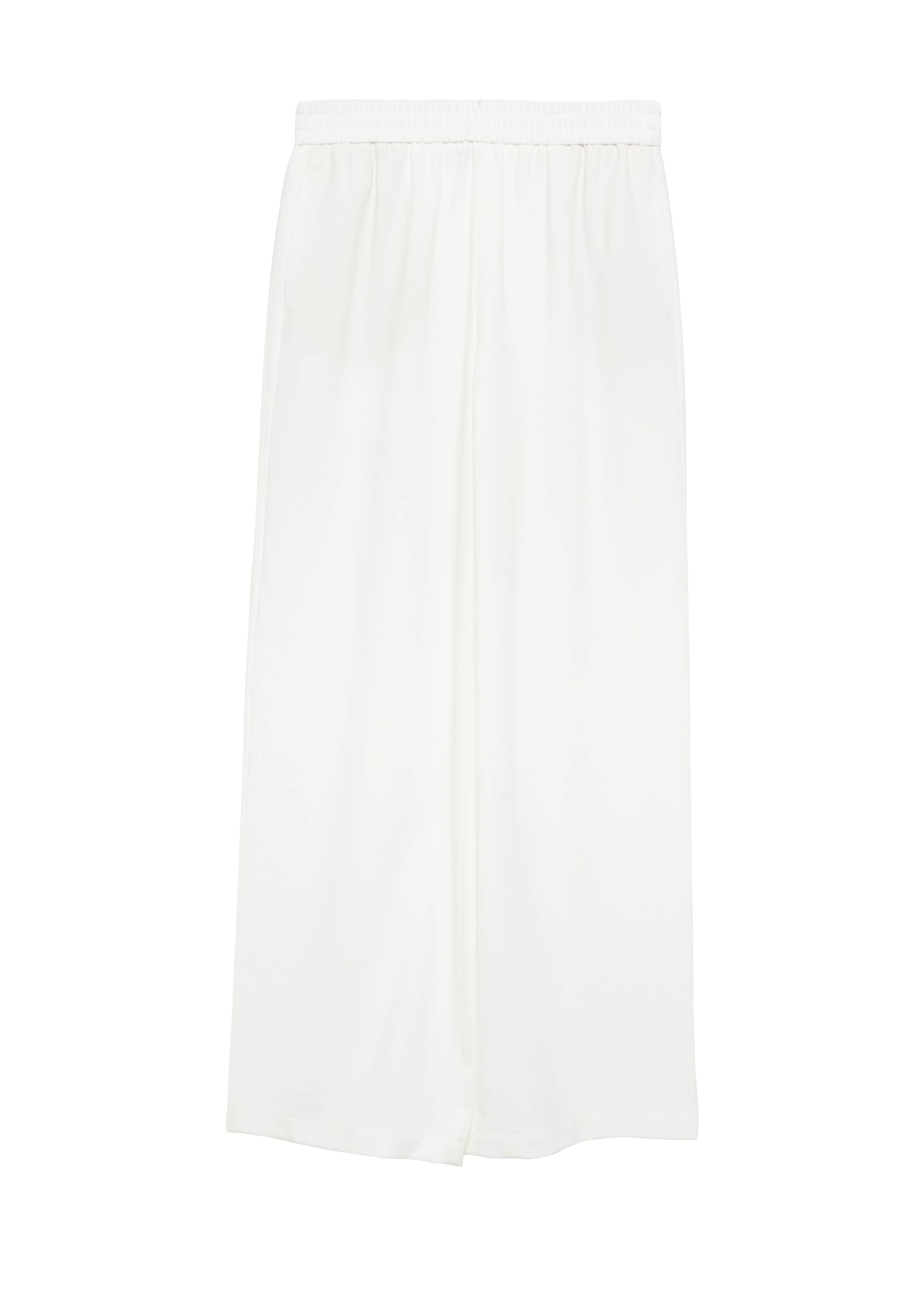 Wide Leg Pantalon s.Oliver BLACK LABEL en beige : devant