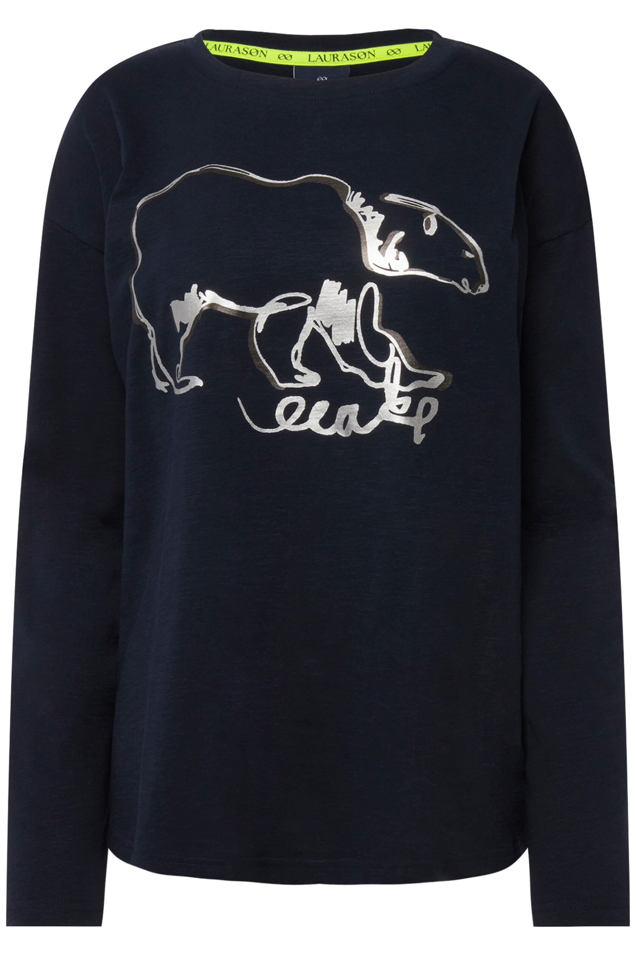 LAURASØN Shirt in Blauw: voorkant