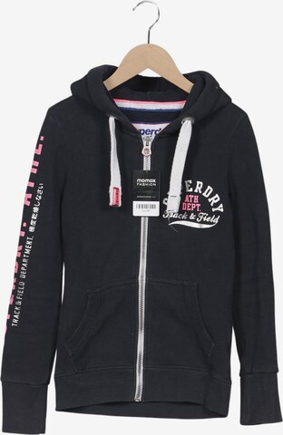 Superdry Kapuzenpullover XXS in Schwarz: Vorderseite