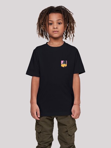 F4NT4STIC T-Shirt 'Looney Tunes Daffy Duck Face' in Schwarz: Vorderseite