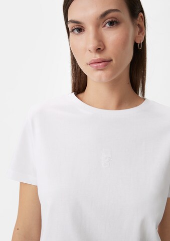 T-shirt comma casual identity en blanc