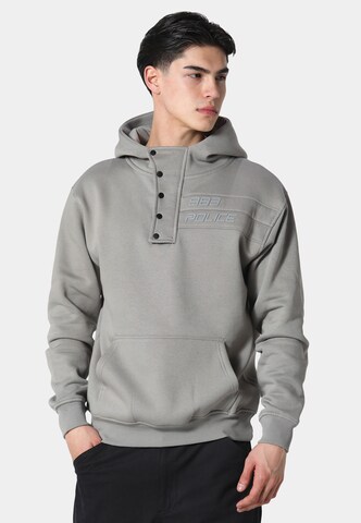 883Police Sweatshirt 'Casey' in Grijs: voorkant