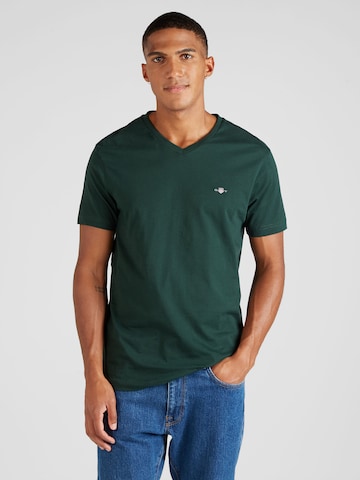 T-Shirt GANT en vert : devant