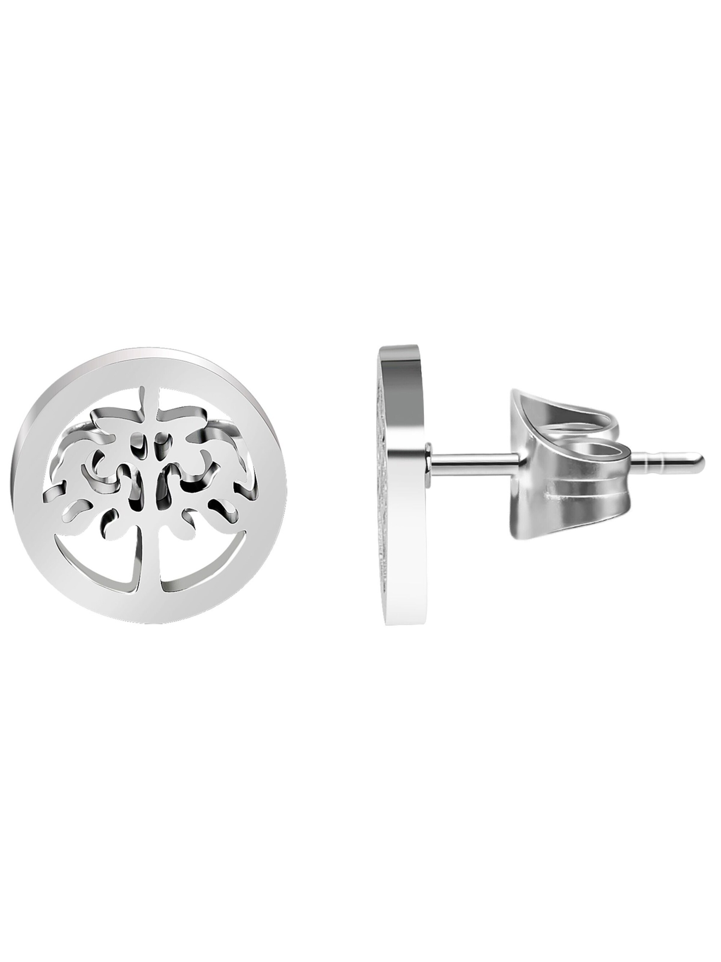 Akzent Earrings 'Natali, hautverträglich' in Silver