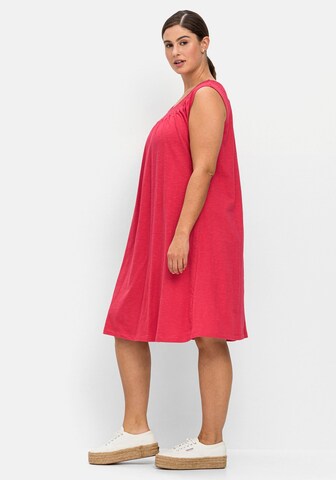 SHEEGO - Vestido em vermelho