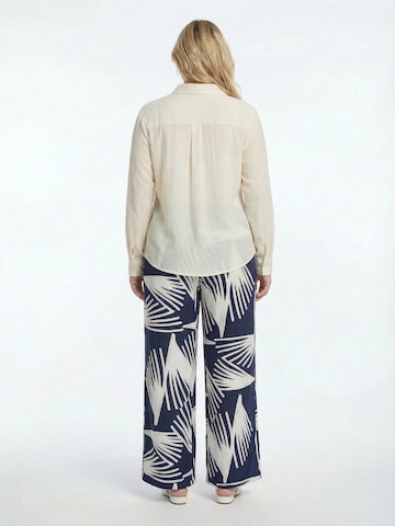 Guido Maria Kretschmer Curvy Широкий Штаны 'Lani' в Синий