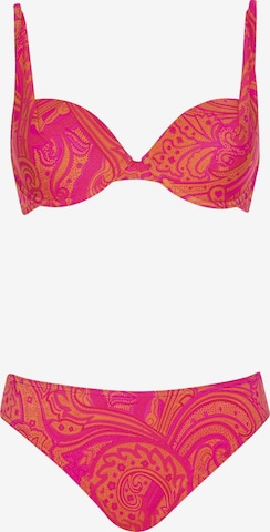 OLYMPIA T-Shirt Bikini värissä vaaleanpunainen: etupuoli