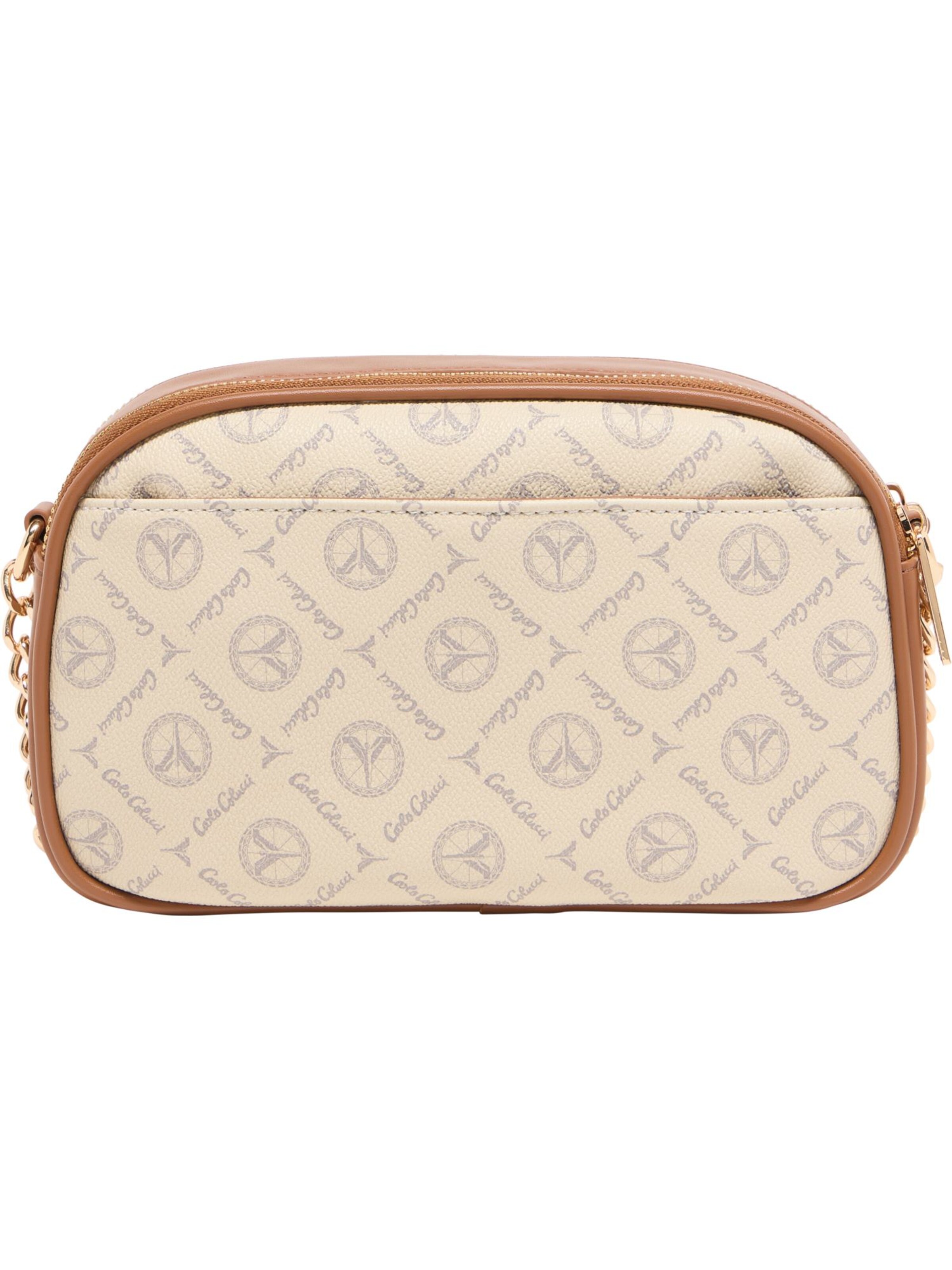 Carlo Colucci Umhängetasche 'Enrici' in Beige