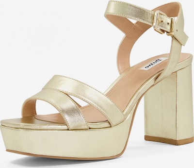 Dune LONDON Sandalias 'MOLTEN' en oro, Vista del producto