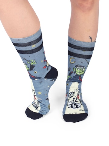 American Socks - Calcetines 'Alien Snatch' en azul