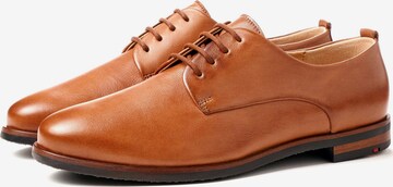 LLOYD Lace-Up Shoes in Brown: front