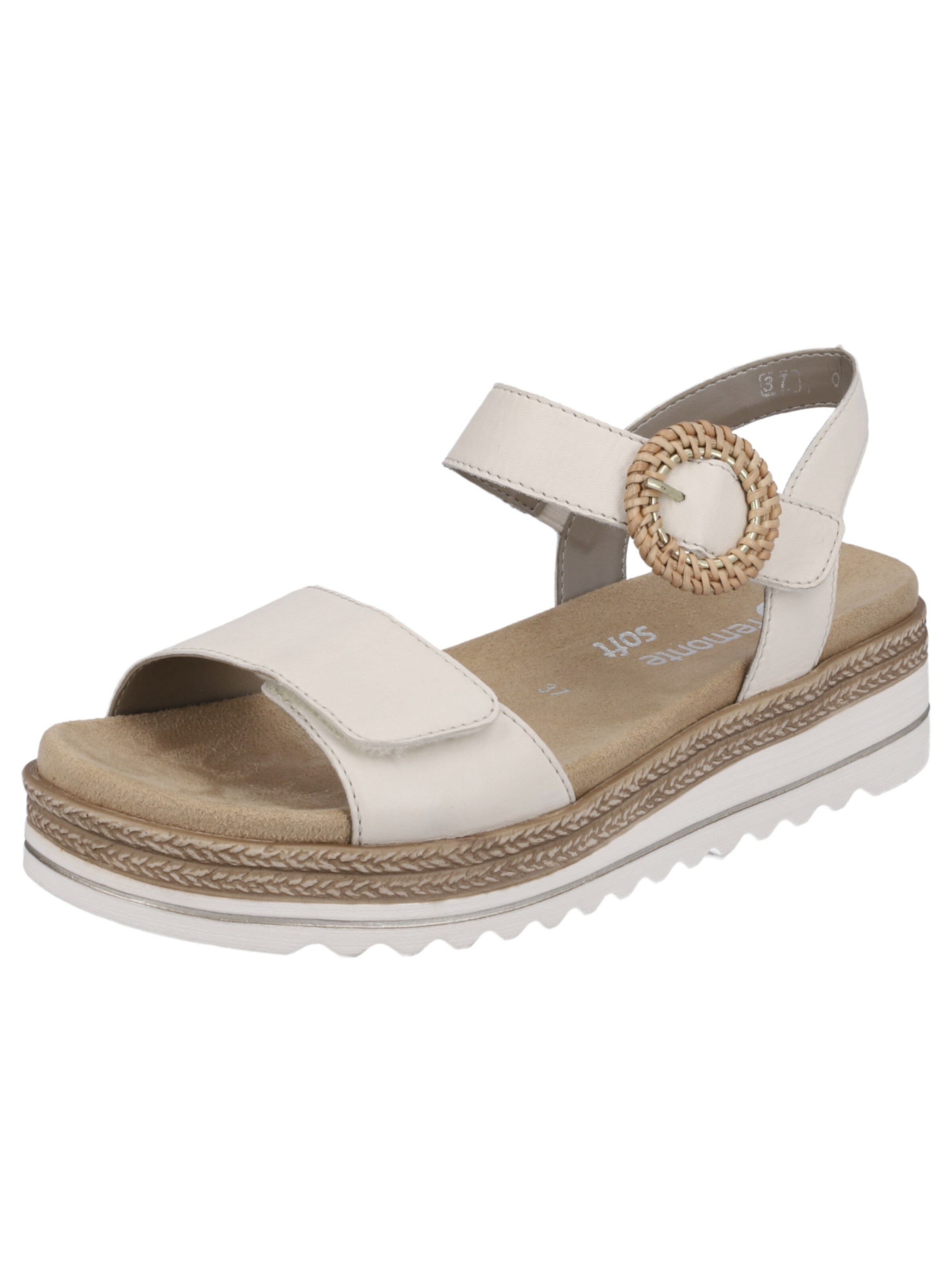 REMONTE Riemensandale in Beige: Vorderseite