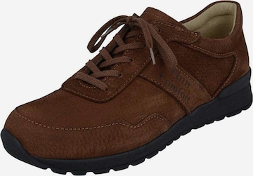 Finn Comfort Lace-Up Shoes in Brown: front