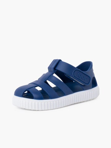 Claquettes / Tongs IGOR en bleu : devant