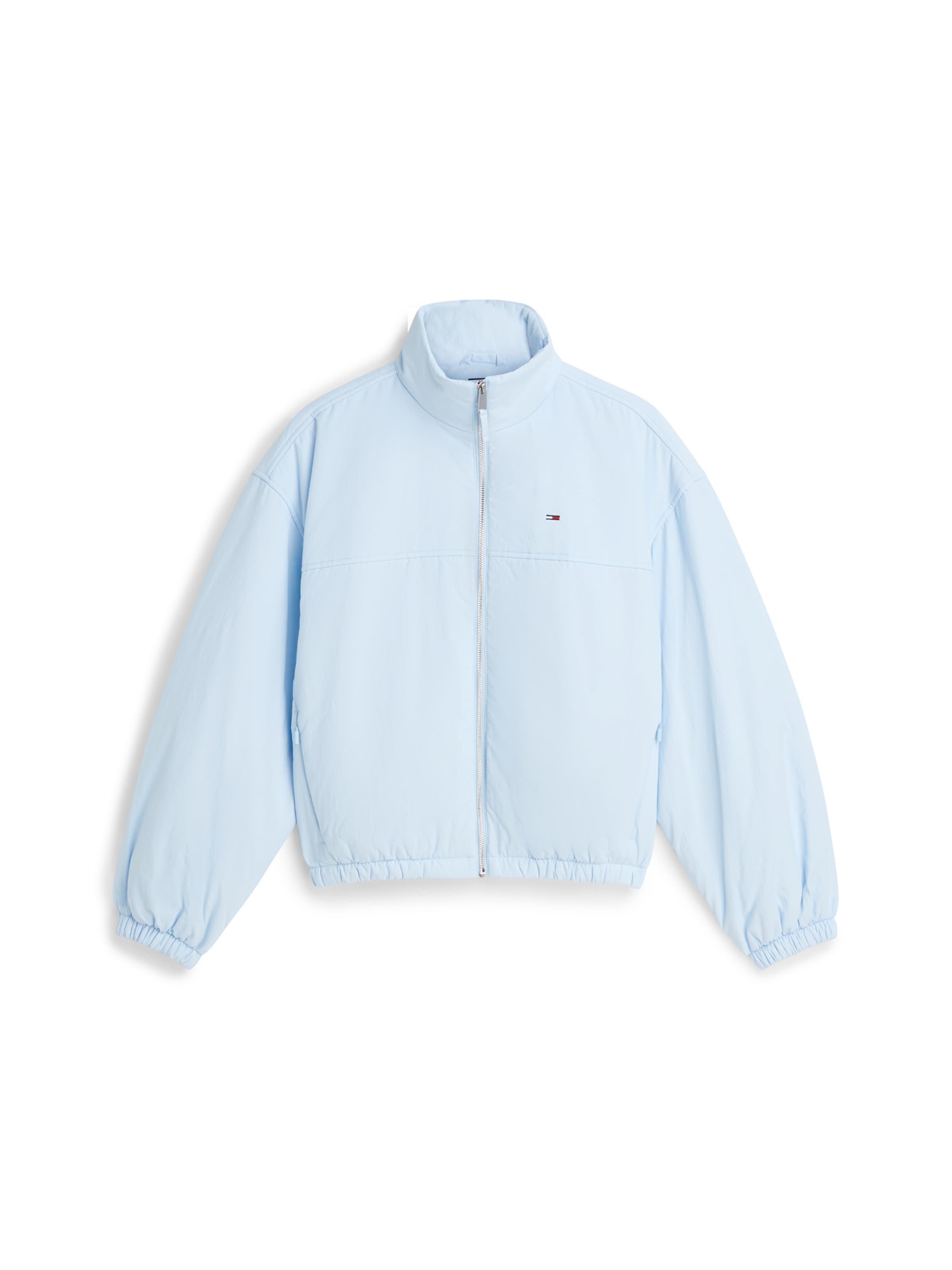 Tommy Jeans Преходно яке в синьо: отпред