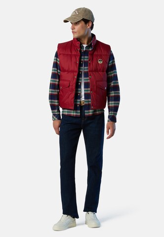 North Sails Weste in Rot