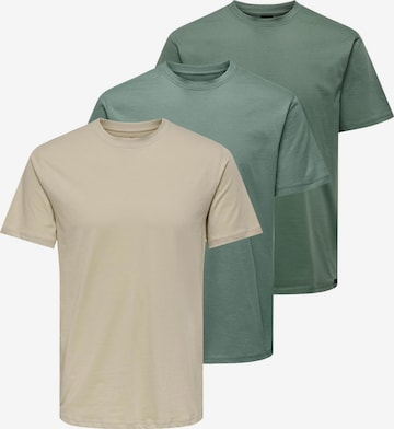 Only & Sons Shirt 'MAX' in Beige: front