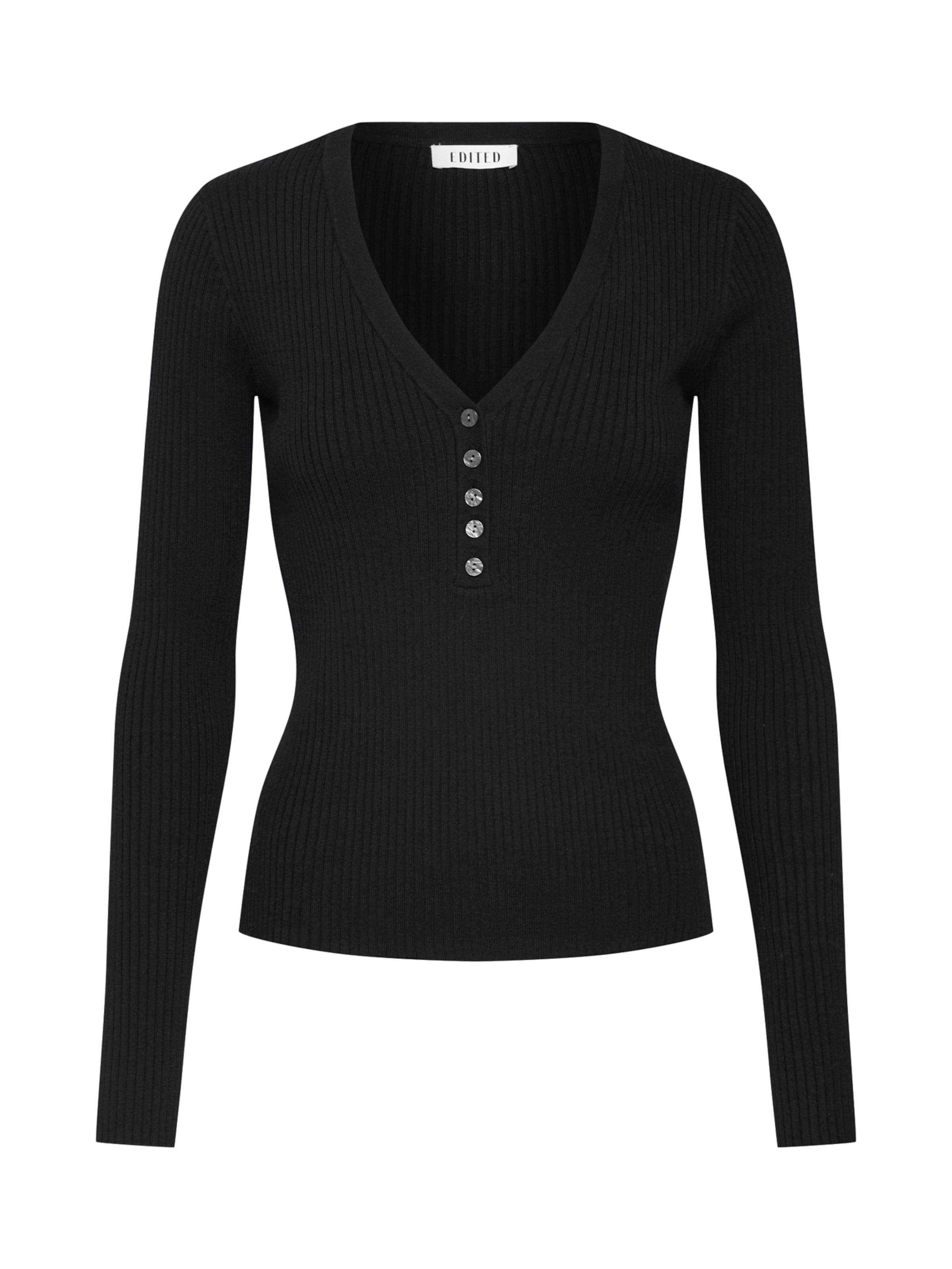 EDITED Sweter 'Alesia' w kolorze czarny: przód