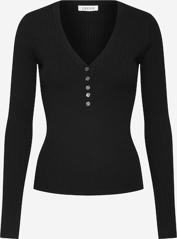 EDITED Sweater 'Alesia' in Black: front