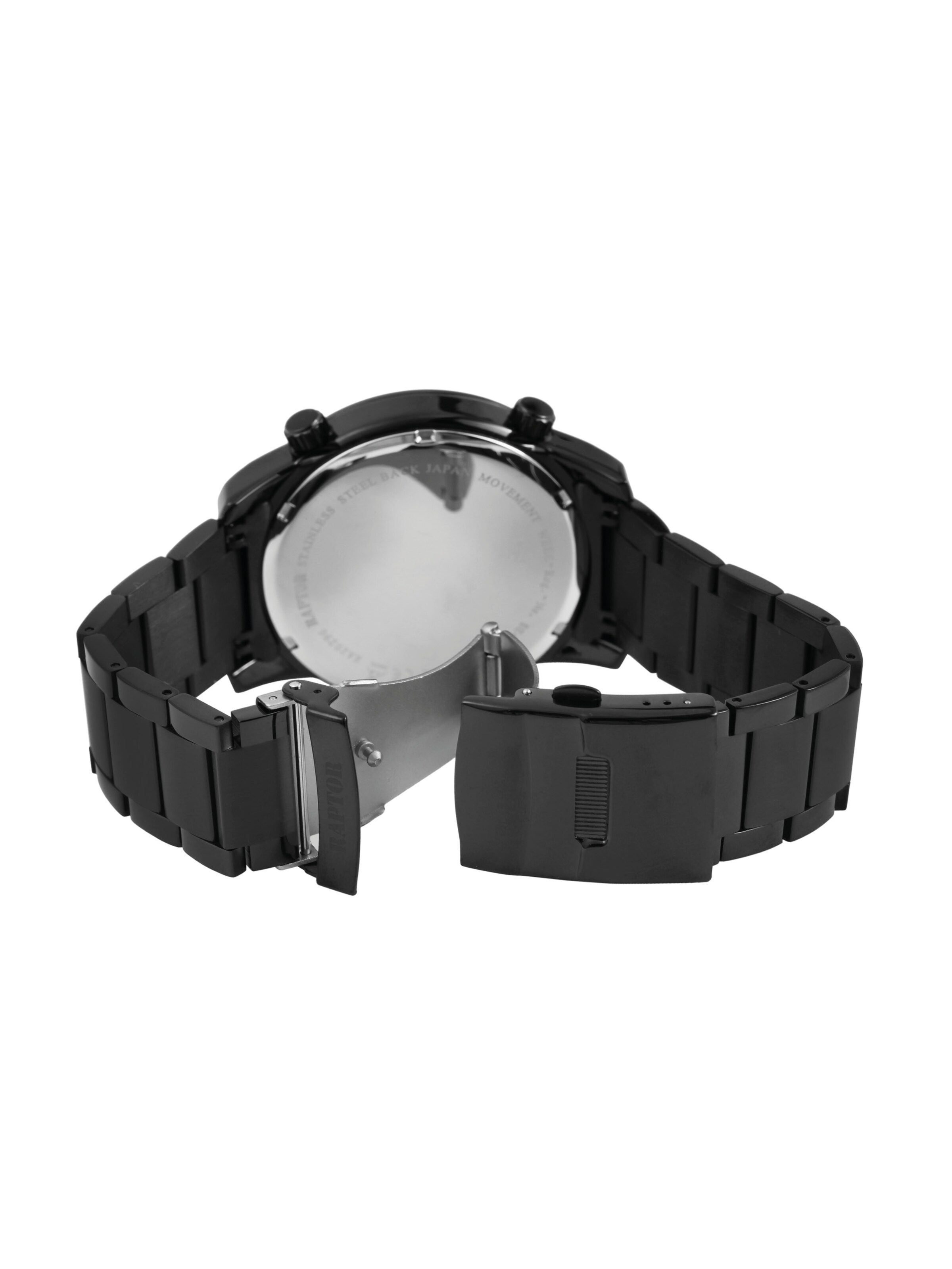 Raptor Analoguhr 'Fox, 5 ATM'‌‌‌ in Schwarz