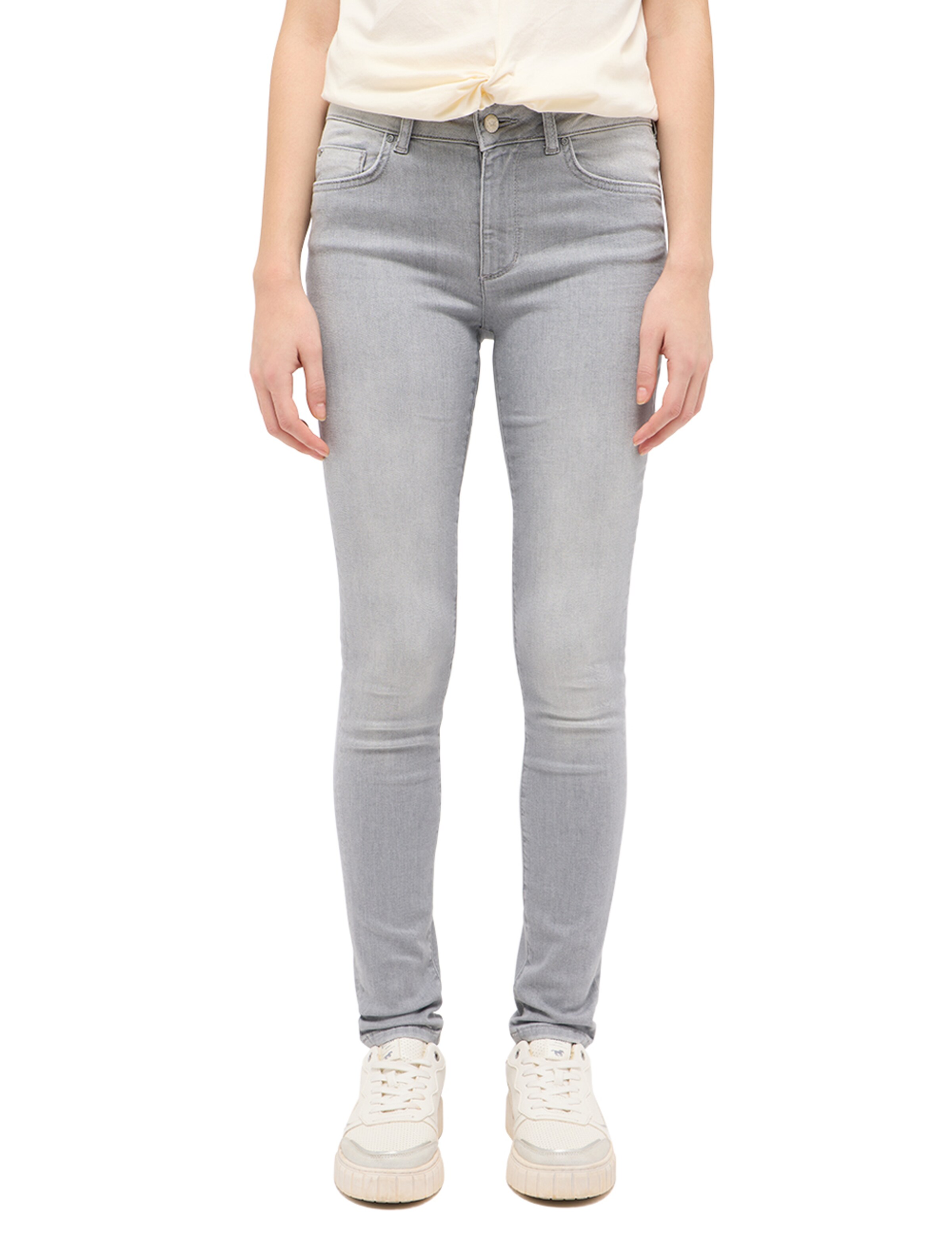 MUSTANG Skinny Farmer 'SHELBY' - szürke: elől