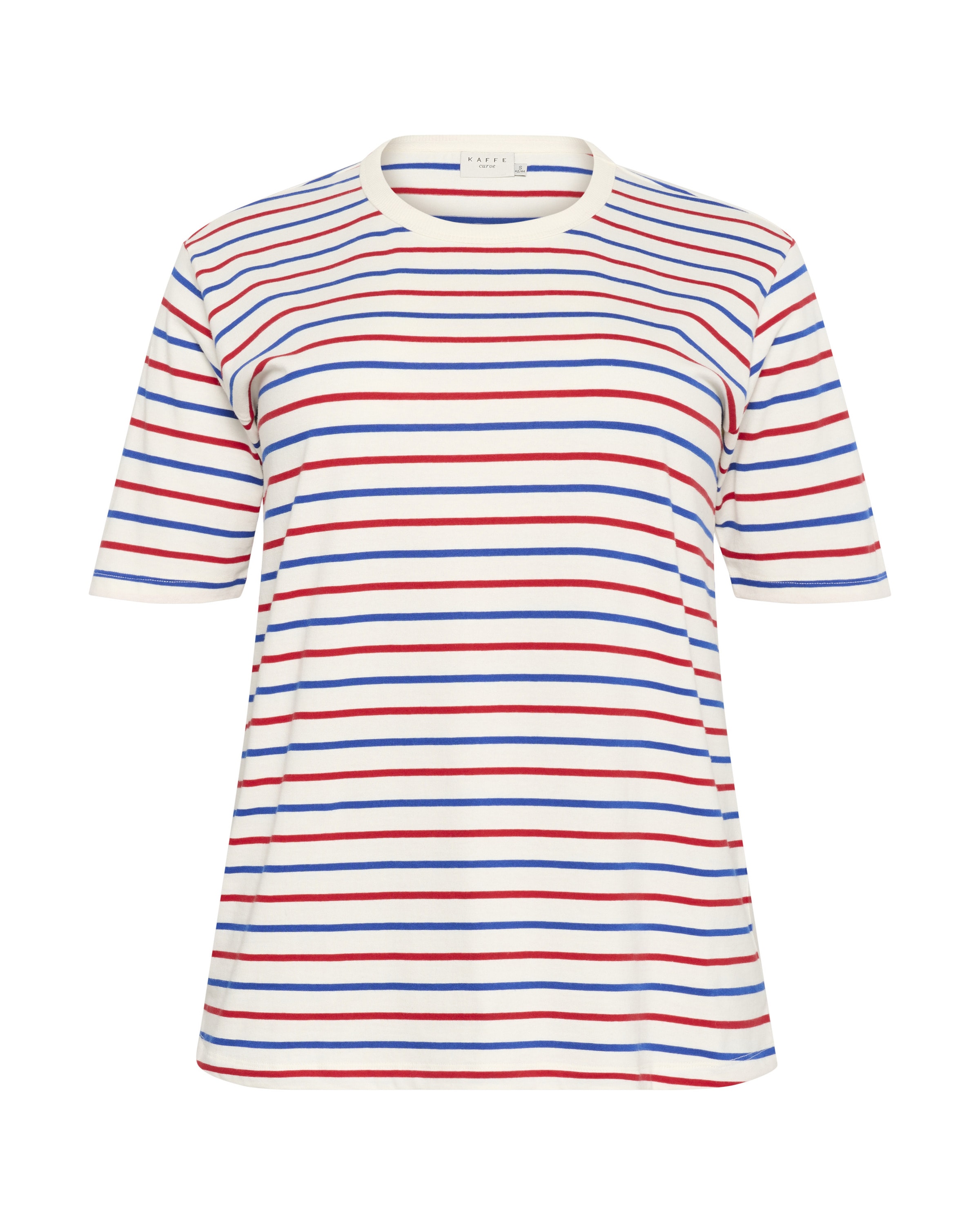 KAFFE CURVE - Camisa 'Winni' em bege: frente