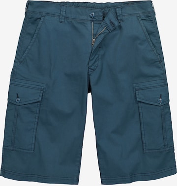 Men Plus Loosefit Shorts in Blau: Vorderseite
