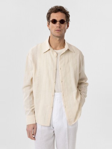 Coupe regular Chemise 'Cristiano' Antioch en beige