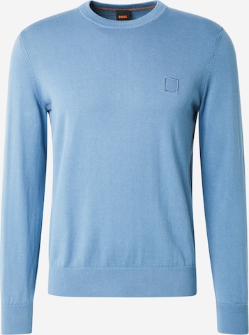 Pullover 'Kanovano_S' di BOSS in blu: frontale