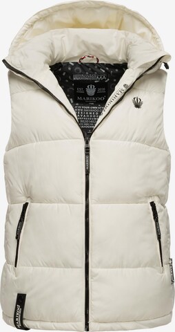 MARIKOO Vest 'Eisflöckchen' in White: front